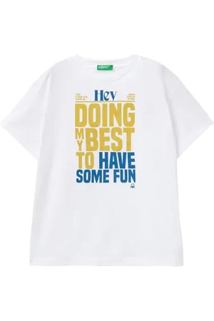 Benetton Jungen 3i1xc10it T-Shirt, , 160 cm