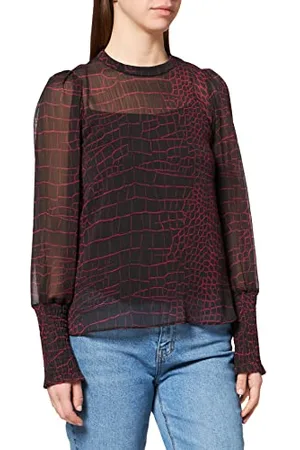HUGO BOSS Damen Chippy Top, , 36