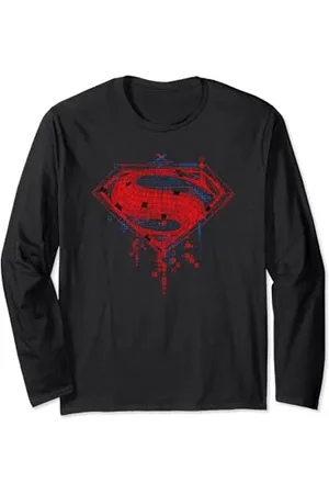 DC Comics Originals Batman v Superman Geo Logo Langarmshirt