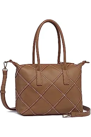 Alessandro Schultertasche Patches mit modischen Patchwork-Nähten 33cm x 25cm x 10cm