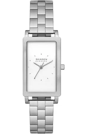 Skagen Hagen Uhr für Damen, Quarzwerk mit Edelstahl- oder Lederarmband, , 22MM