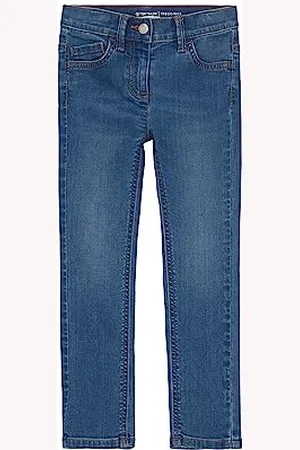TOM TAILOR Mädchen 1038231 Basic Treggings Skinny Jeans, 10113-Clean Mid Stone Blue Denim, 122