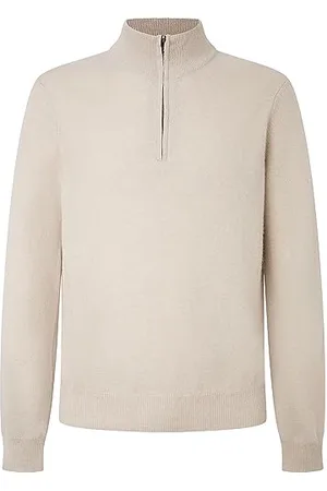Hackett Herren Merino Cash Mix Hzip Pullover, , M