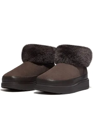 FitFlop Damen GEN-FF Mini Double-Faced Shearling Boots Stiefelette, , 41 EU