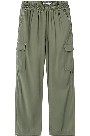 NAME IT Mädchen NKFBELLA ST TWI Cargo 8262-BU NOOS Hose, , 128