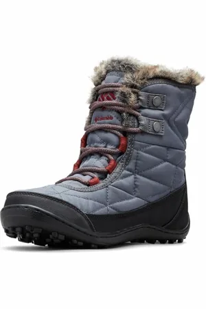 Columbia Damen Minx Shorty Iii Schneestiefel, Graphit, tiefer Rost, 38 EU