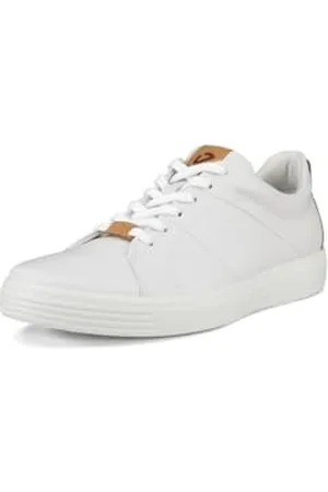Ecco Herren Soft Classic Shoes, White/Lion, 41 EU