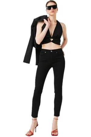 Koton Damen High Waist Skinny Jean - Carmen Pants, , 34 EU