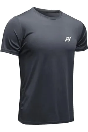 MEETWEE Sportshirt Herren, Laufshirt Kurzarm Mesh Funktionsshirt Atmungsaktiv Kurzarmshirt Sports Shirt Trainingsshirt für Männer, , S