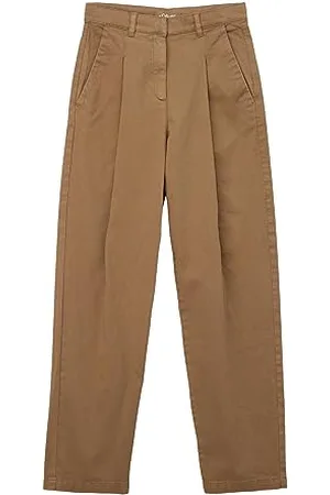 QS by s.Oliver Junior Mädchen Hose lang, Loose Fit Brown 134/SLIM