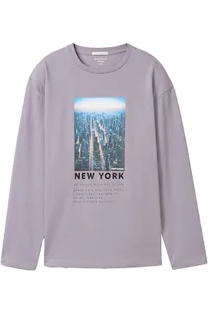 TOM TAILOR Jungen Kinder Oversize Longsleeve mit Print, , 128