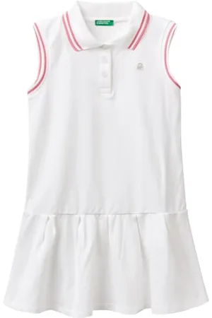 Benetton Mädchen und Jungen Vestito 3f9hcv00u Kleid, , 160 cm