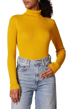 Amazon Damen Leichter Langarm-Rollkragenpullover mit schmaler Passform, , XL