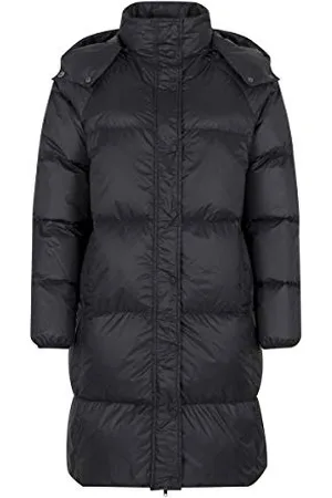 SPARKZ COPENHAGEN Damen Kay Midi Down Coat Daunenmantel, Black, L