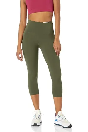 Amazon Damen Active Sculpt Workout Athleisure Capri-Leggings mit hohem Bund (in Übergröße erhältlich), , XL
