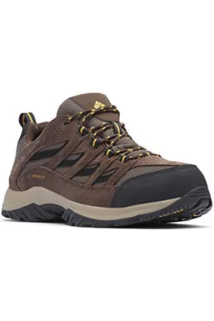 Columbia Crestwood WP wasserdichte Wanderschuhe für Herren, Braun (Mud x Squash), 42 EU