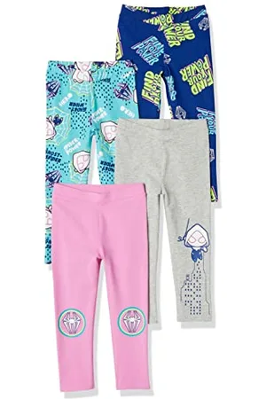 Amazon Disney | Marvel | Star Wars | Frozen | Princess Mädchen Leggings, 4er-Pack, , 11-12 Jahre