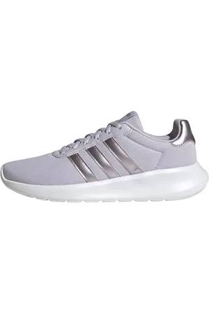 adidas Damen Lite Racer 3.0 Shoes Laufschuhe, Silver/Cloud White/Silver Violet, 36 2/3 EU