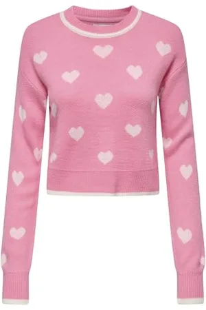 JDY Damen romance L/S Jacq. Pullover KNT Noos Strickpullover, , M