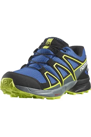 Salomon Speedcross Clima wasserdichte Unisex Kinder-Multisportschuhe, Outdoor-bereit, Grip, Praktischer Komfort, Nautical Blue, 31