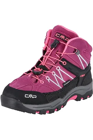 CMP Kids Rigel Mid Shoe Wp Trekking-Schuhe, Berry Pink Fluo, 35 EU