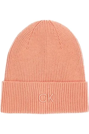 Calvin Klein CK EMBROIDERY FINE RIB BEANIE Beanie-Mütze Damen, , OS