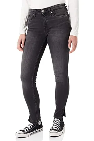 Calvin Klein Damen Mittelhohe Skinny-Knöchel Jeans, , 33W