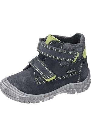 Richter Kinderschuhe Charly Schneestiefel, 6401vulcano/lime, 23 EU