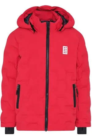 KABOOKI Jungen LWJIPE 706-JACKET Jacket, Red, 146