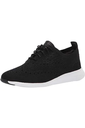 Cole Haan Damen 2.Zerogrand Stitchlite Oxfords, Schwarz (Black Knit/Optic White Black Knit/Opt Wht), 41 EU
