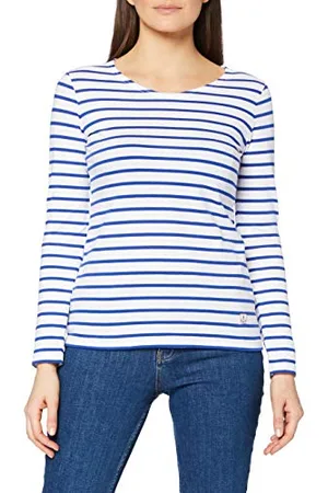 Armor.lux Damen Marinière plozévet Femme Langarmshirt, , 40 (Herstellergröße: 3)
