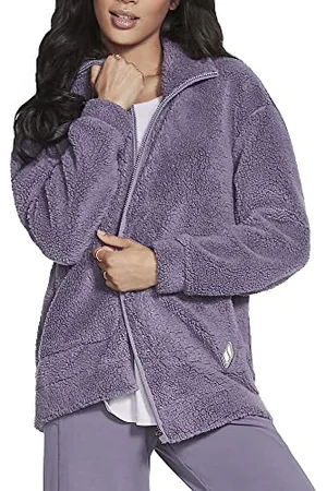 Skechers Damen Downtime Jacket Sherpa Jacke, , X-Small
