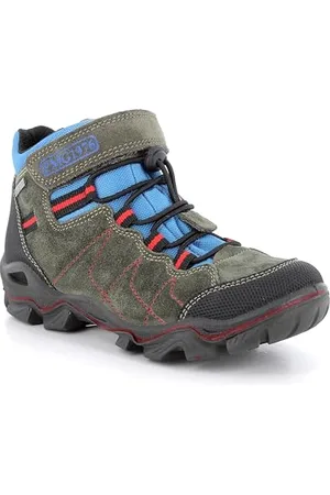 Primigi Path GTX Wanderstiefel, Armeegrün Himmelblau, 26 EU