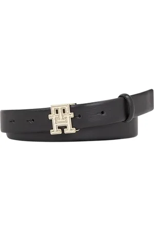 Tommy Hilfiger Damen Gürtel Logo 2.5 aus Leder, , 70 cm