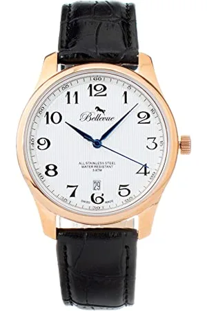 BelleVue Herren Analog-Digital Automatic Uhr mit Armband S0367593