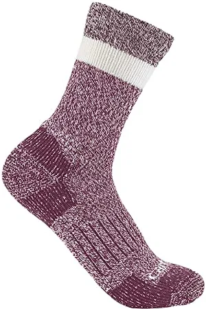 Carhartt Damen Mittelschwere Crew 1 Paar Socken, Rose, Medium