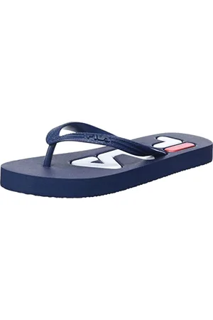 Fila Troy kids Unisex-Kinder Slipper, Blau ( Navy), 33 EU