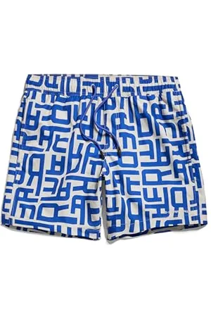 G-Star RAW Herren Dirik Letter Allover Badeshorts, , XL