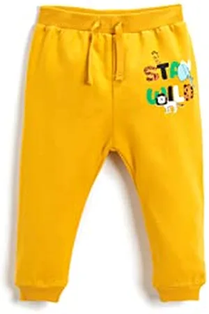 Koton Baby Boy Printed Jogger Sweatpants Drawstring Cotton