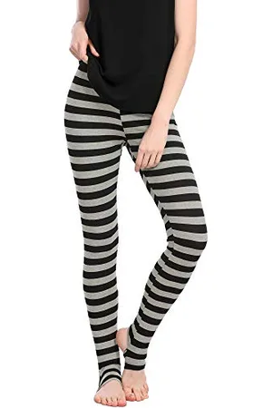 Allegra K Damen Legging High Waist Sportleggings Blickdicht Hose Elastisches Hosenbund Trousers Jogginghose XS