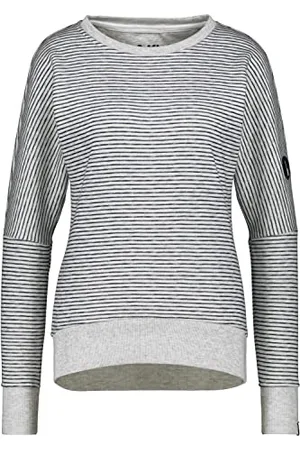 alife kickin ALIFE and Kickin DarlaAK Z Sweatshirt – Damen Pullover – Langarmshirt für Frühling & Sommer – Sweatshirt ohne Kapuze - Ideal für Frühling & Sommer M