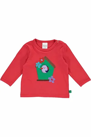 Green Cotton Hello Bird l/s T Baby