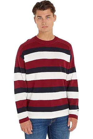 Tommy Hilfiger STRUCTURED ALLOVER STRIPE CNK Pullover Herren, , L