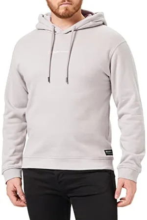 TOM TAILOR Herren Hoodie Sweatshirt mit kleinem Logo-Print