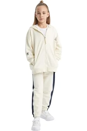 DeFacto Mädchen Jeans für Teenager - Trendige Mädchen Jeanshosen Cargohosen Jogger Fit