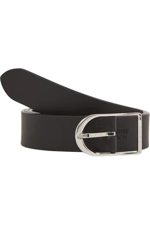 Calvin Klein Damen Gürtel Centre Bridge Buckle Belt 3.0 aus Leder