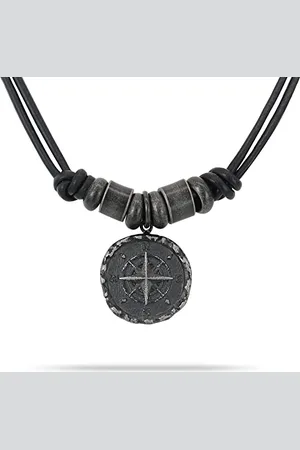 Fynch-Hatton Halskette FHJ-0038-N-50 Edelstahl Antik