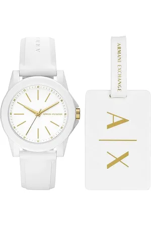 Armani Exchange Watch For Women, Quartz Movement and 40mm Case Size with Stainless steel, Leather or Silicone strap