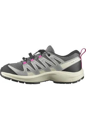 Salomon XA Pro V8 J Unisex Kinderschuhe, Wandern Laufen,Präzise Passform, Grip in jedem Gelände, Sportlicher Look, Quiet Shade, 34