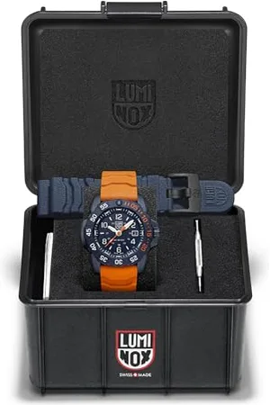 Luminox Herren Analog Schweizer Quarzwerk Uhr mit Kautschuk Armband XS.3253.CBNSF.Set